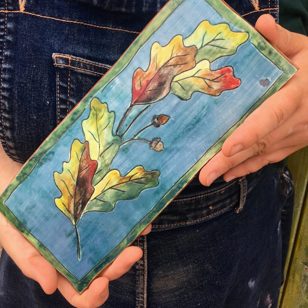 Oak and Acorn Tile