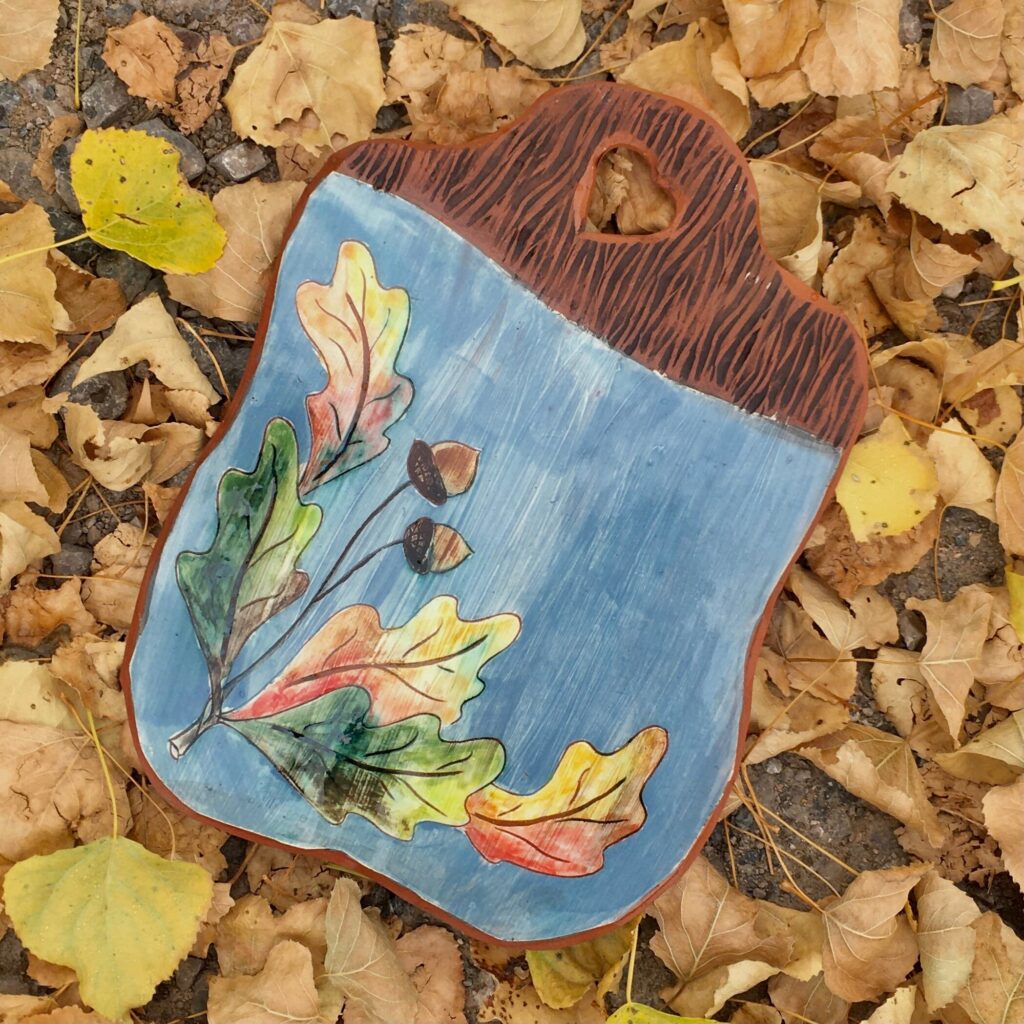 Oak Leaf Cheeseboard