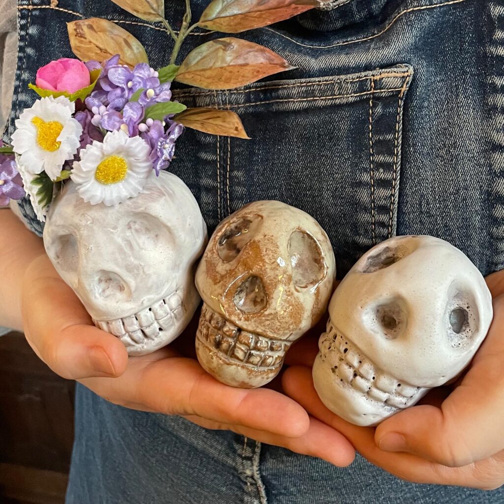 Skull Wall Vase