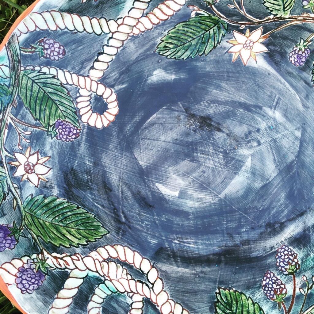 Brambles and Ropes Platter -Made to order
